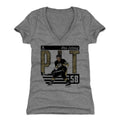Kris Letang Women's V-Neck T-Shirt – Slim Fit Tee | Tri Blend Fabric, Soft Casual Top Women's V-Neck T-Shirt - YinzerShop