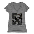 Kris Letang Women's V-Neck T-Shirt – Slim Fit Tri Color Tee, Soft Cotton Blend Women's V-Neck T-Shirt - YinzerShop