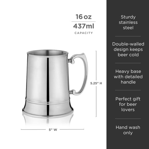 Stainless Steel Beer Stein