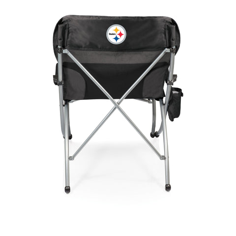 Pittsburgh Steelers - PT-XL Heavy Duty Camping Chair  Picnic Time Family of Brands Black  