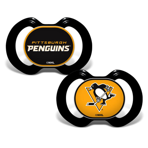 Pittsburgh Penguins Pacifier - Official NHL Licensed Infant Feeding Supplies Set