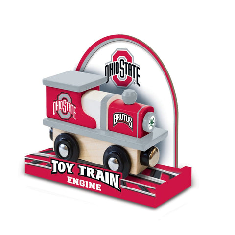 Ohio State Buckeyes Train - Wooden Toy Engine With Magnetic Connectors & Team Colors