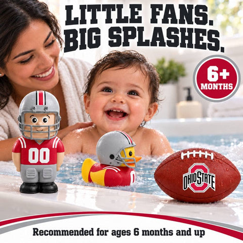 Bathletes - Ohio State Buckeyes NCAA Bath Toys