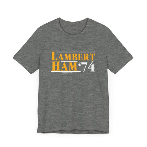 Lambert Ham '74 - Election - Short Sleeve Tee T-Shirt - YinzerShop