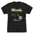 Larry Murphy Retro Script T-Shirt - Slim Fit Crewneck Pittsburgh Tee Men's Premium T-Shirt - YinzerShop