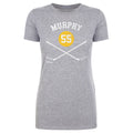 Larry Murphy Slim Fit T-Shirt – Cotton Crewneck Tee with Graphic Print Women's T-Shirt - YinzerShop