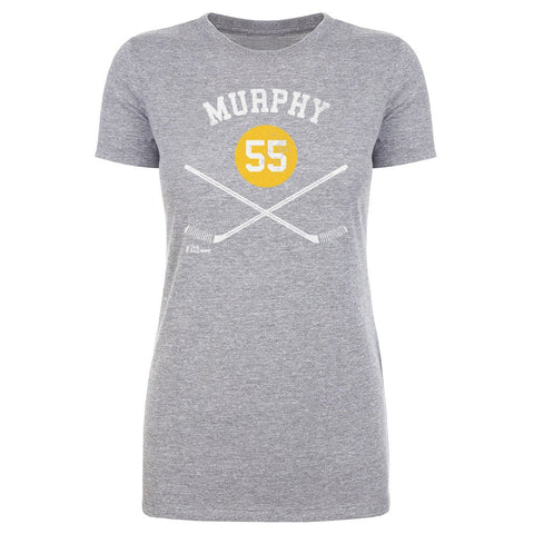 Larry Murphy Slim Fit T-Shirt – Cotton Crewneck Tee with Graphic Print Women's T-Shirt - YinzerShop