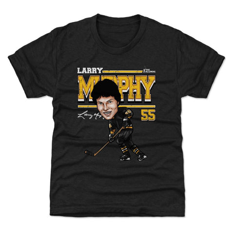 Larry Murphy T-Shirt – Kids Crewneck Short Sleeve Graphic Cartoon Tee, Regular Fit Kids T-Shirt - YinzerShop