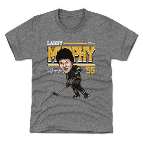 Larry Murphy T-Shirt – Kids Crewneck Short Sleeve Graphic Cartoon Tee, Regular Fit Kids T-Shirt - YinzerShop