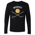 Larry Murphy T-Shirt - Pittsburgh Sports Shirt | Crewneck Long Sleeve Cotton Graphic Tee Men's Long Sleeve T-Shirt - YinzerShop