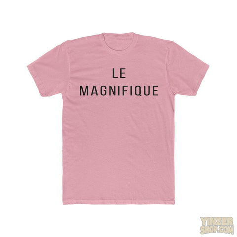 Le Magnifique Premium Fitted T-Shirt Black T-Shirt Printify Solid Light Pink S 