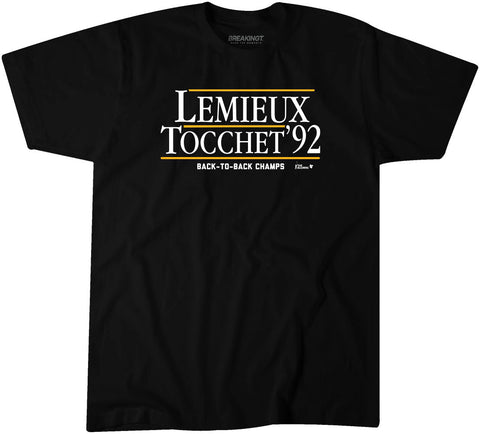 Lemieux-Tocchet '92 Pittsburgh Penguins-Pro Hockey - YinzerShop