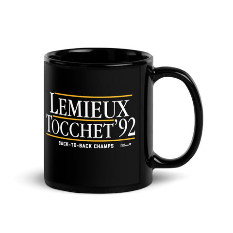 Lemieux-Tocchet '92 Mug Pittsburgh Penguins-Pro Hockey - YinzerShop