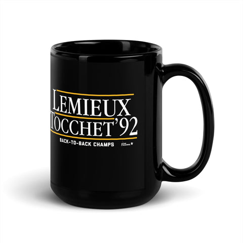 Lemieux-Tocchet '92 Mug Pittsburgh Penguins-Pro Hockey - YinzerShop