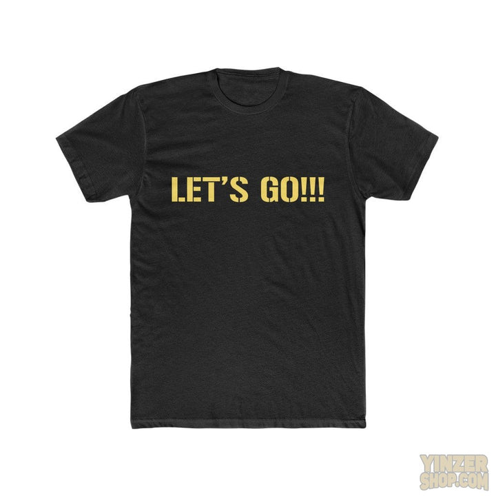 Let's Go!!!  Pittsburgh T-Shirt T-Shirt Printify Solid Black S 