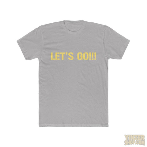 Let's Go!!!  Pittsburgh T-Shirt T-Shirt Printify Solid Light Grey S 