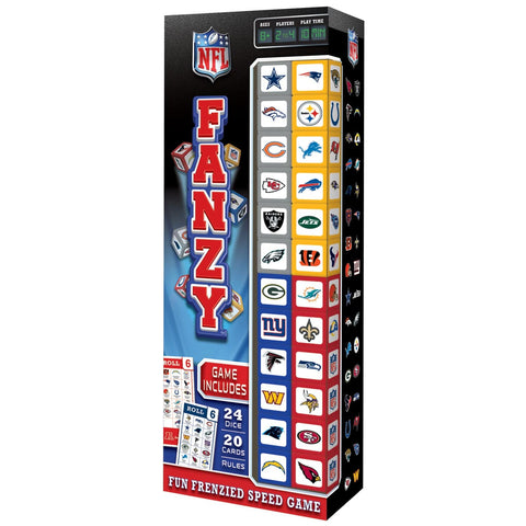 NFL Fanzy Dice Game - Fast Paced Family Dice Game for Two to Four Players