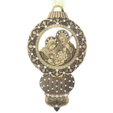 Limited Edition Nativity  Ornament- The Holy Family (Bronze)