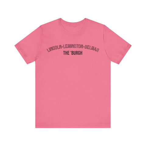 Lincoln-Lemington-Belmar - The Burgh Neighborhood Series - Unisex Jersey Short Sleeve Tee T-Shirt - YinzerShop