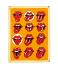 Lips Camp Flag • The Rolling Stones x Oxford Pennant Camp Flag - YinzerShop