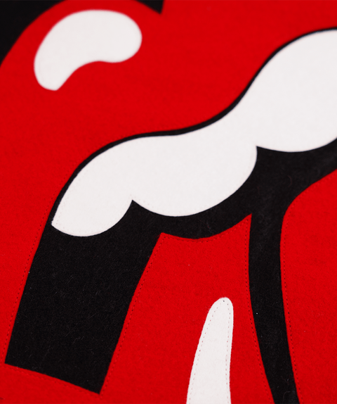 Lips Championship Banner • The Rolling Stones x Oxford Pennant Championship Banner - YinzerShop