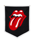 Lips Championship Banner • The Rolling Stones x Oxford Pennant Championship Banner - YinzerShop