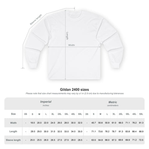 Long Sleeve Tee — Minimal "go team." Casual Unisex Fan Shirt Long-sleeve - YinzerShop