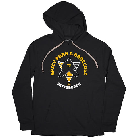 Louis Domingue: Spicy Pork & Broccoli Pittsburgh Penguins-Pro Hockey - YinzerShop