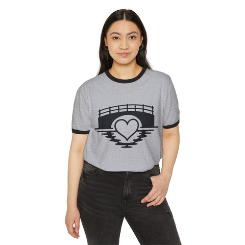 Love the 'Burgh - Unisex Cotton Ringer T-Shirt T-Shirt - YinzerShop