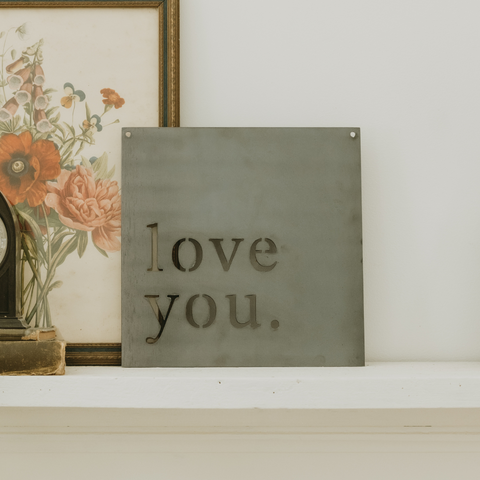 'Love You' Wall Decor