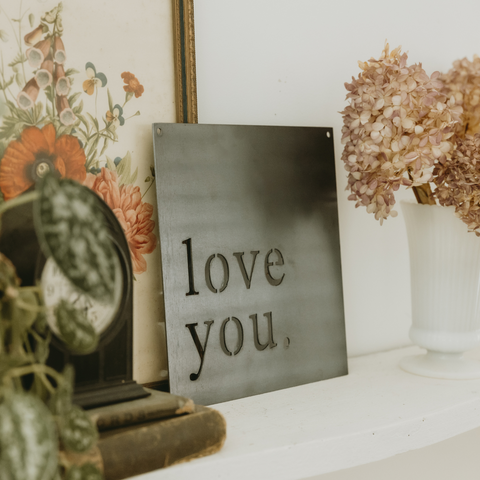 'Love You' Wall Decor