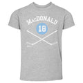 Lowell MacDonald T-Shirt - Kids Crewneck Tee with Pittsburgh Hockey Graphic Kids Toddler T-Shirt - YinzerShop