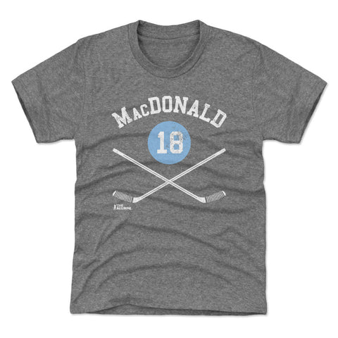 Lowell MacDonald T-Shirt – Pittsburgh Hockey Shirt | Kids Crewneck Tee, Regular Fit Kids T-Shirt - YinzerShop