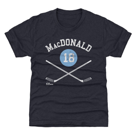 Lowell MacDonald T-Shirt – Pittsburgh Hockey Shirt | Kids Crewneck Tee, Regular Fit Kids T-Shirt - YinzerShop