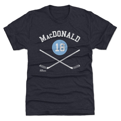 Lowell MacDonald T-Shirt – Pittsburgh Hockey Shirt | Slim Fit Crewneck Tee Men's Premium T-Shirt - YinzerShop