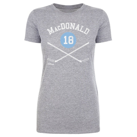 Lowell MacDonald T-Shirt - Slim Fit Cotton Crewneck Tee | Pittsburgh Hockey Shirt Women's T-Shirt - YinzerShop