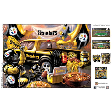 Pittsburgh Steelers Puzzle - 1000 Piece NFL Jigsaw Puzzle | Team Logo Game Challenge