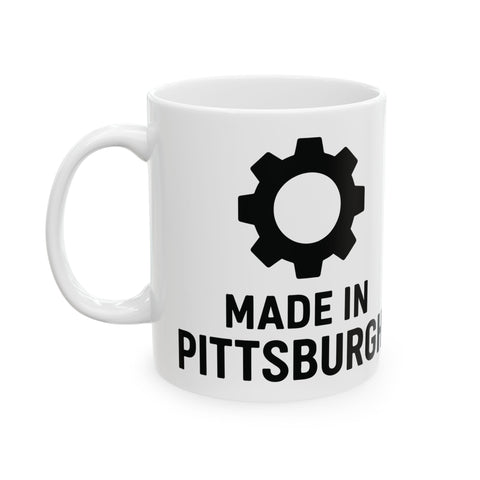 Made in Pittsburgh Mugs – Durable Ceramic Coffee Mug 11oz & 15oz | Lead Free Mug - YinzerShop