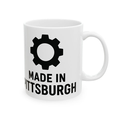 Made in Pittsburgh Mugs – Durable Ceramic Coffee Mug 11oz & 15oz | Lead Free Mug - YinzerShop