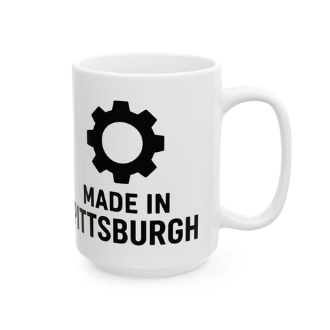 Made in Pittsburgh Mugs – Durable Ceramic Coffee Mug 11oz & 15oz | Lead Free Mug - YinzerShop