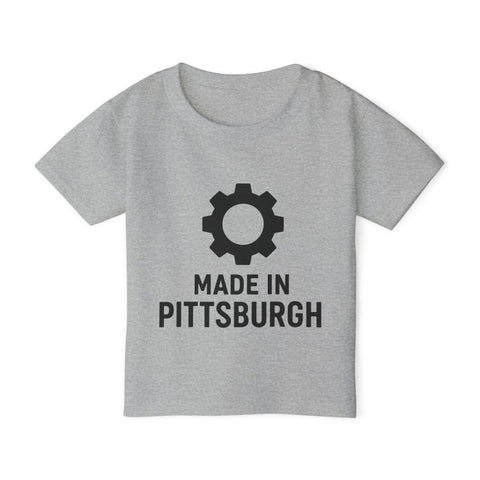 Made in Pittsburgh - Toddler T-Shirt Kids Apparel - YinzerShop