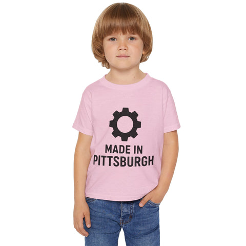 Made in Pittsburgh - Toddler T-Shirt Kids Apparel - YinzerShop