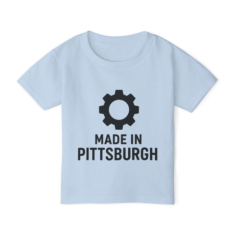 Made in Pittsburgh - Toddler T-Shirt Kids Apparel - YinzerShop