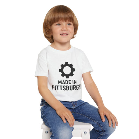 Made in Pittsburgh - Toddler T-Shirt Kids Apparel - YinzerShop