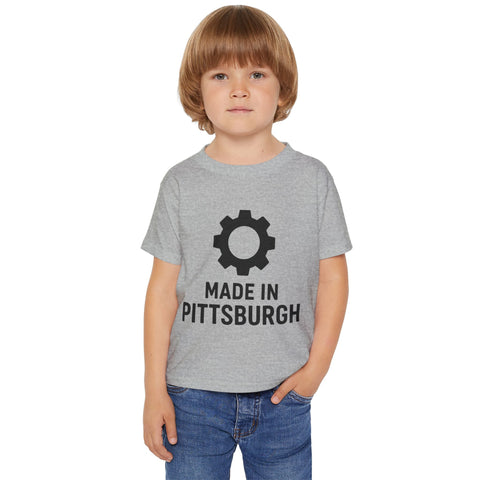 Made in Pittsburgh - Toddler T-Shirt Kids Apparel - YinzerShop