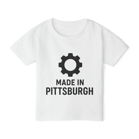 Made in Pittsburgh - Toddler T-Shirt Kids Apparel - YinzerShop