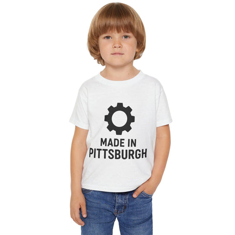 Made in Pittsburgh - Toddler T-Shirt Kids Apparel - YinzerShop