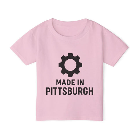 Made in Pittsburgh - Toddler T-Shirt Kids Apparel - YinzerShop