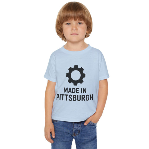 Made in Pittsburgh - Toddler T-Shirt Kids Apparel - YinzerShop