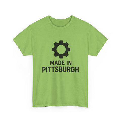 Made in Pittsburgh - Unisex Heavy Cotton Tee T-Shirt - YinzerShop